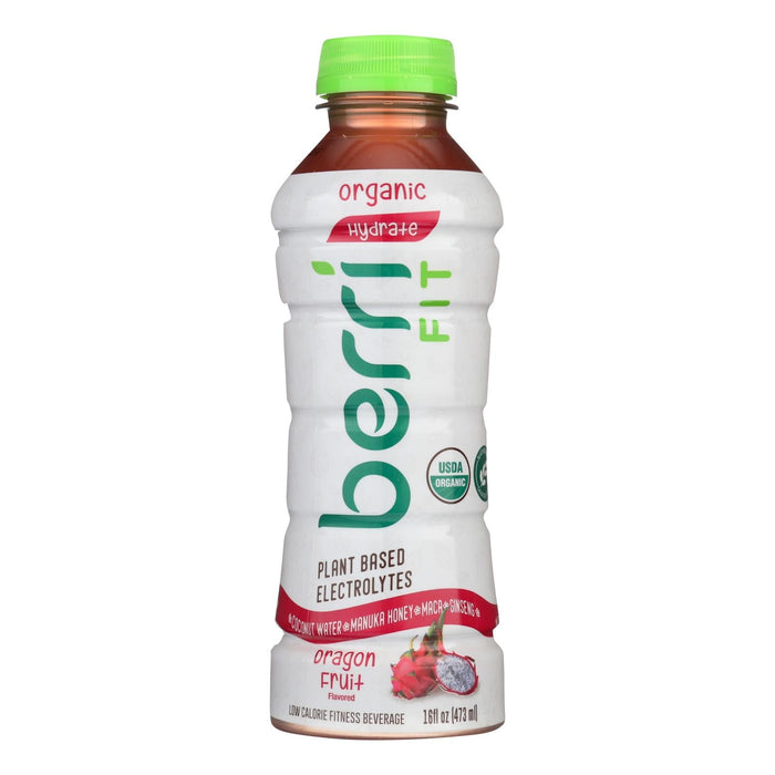 Berri Pro Dragon Fruit Plant-Based Fitness Beverage, 12 Pack, 16 Oz. Each