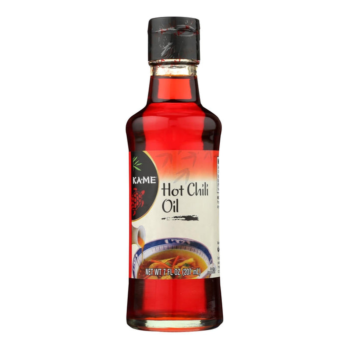 Ka'me Flavorful Hot Chili Oil, 7 Oz (Pack of 6)