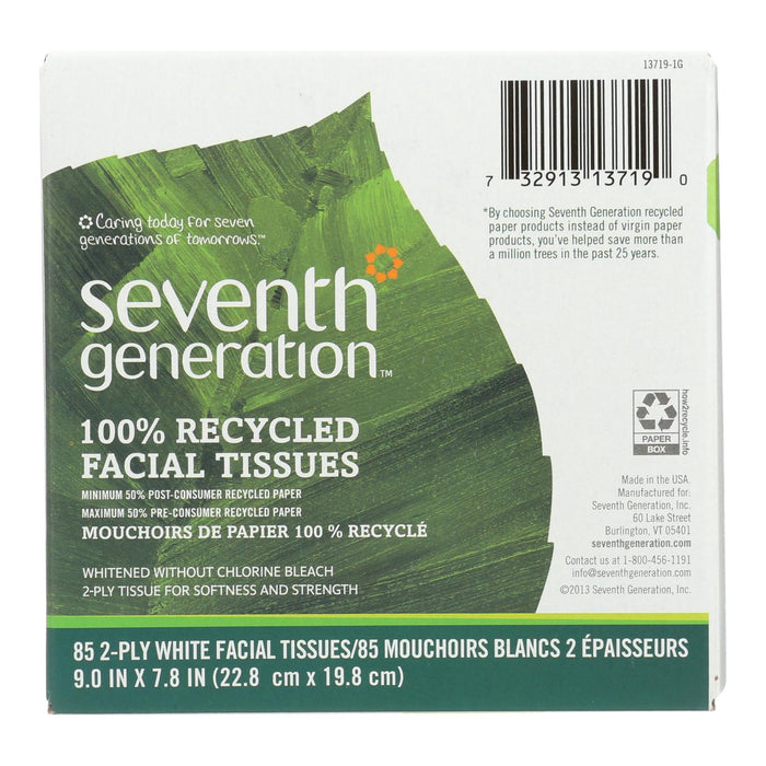 Seventh Generation Ultra Soft Recycled Facial Tissue Cubes, 36 Pack