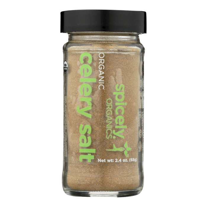 Spicely Organics Certified Organic Celery Salt, 1.6 Oz (Pack of 3)