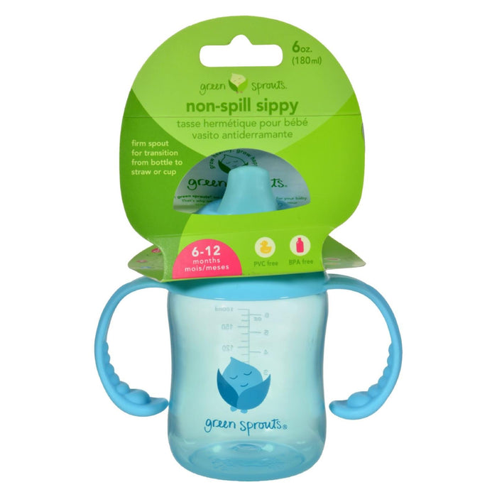 Green Sprouts Aqua Non-Spill Sippy Cup