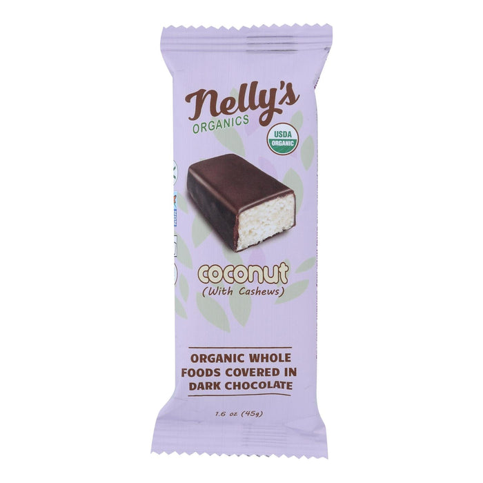 Nelly's Organics Coconut Candy Bars (Pack of 9 - 1.6 Oz. Each)