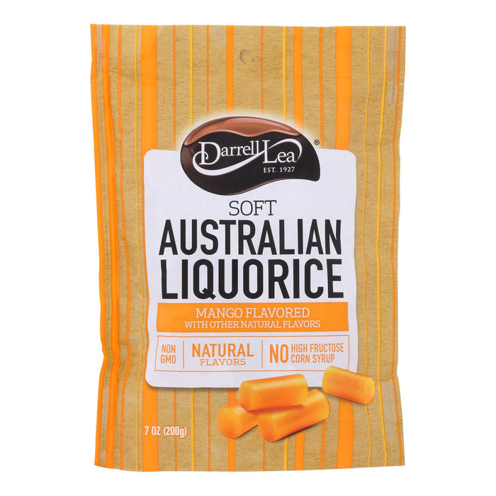 Darrell Soft Eating Liquorice - Mango (Pack of 8, 7 Oz.)