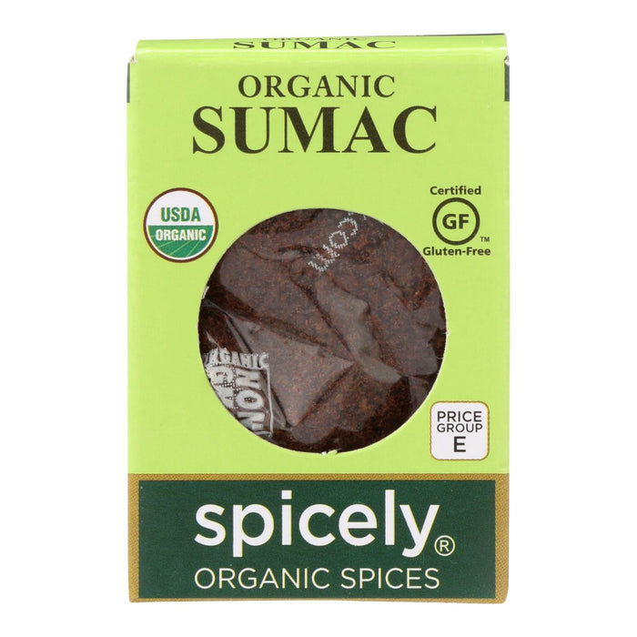 Spicely Organics Organic Sumac - 0.45 Oz., Pack of 6