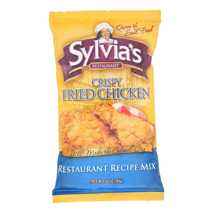 Sylvia's Crispy Fried Chicken Mix (Pack of 9 - 10 Oz. Each)