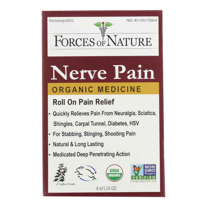 Forces Of Naturae Nerve Pain Management Rollerball Activator Topical Medicine - 4ml