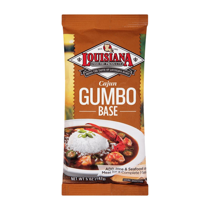 La Fish Fry Cajun Gumbo Mix - 24 Packs x 5 oz.