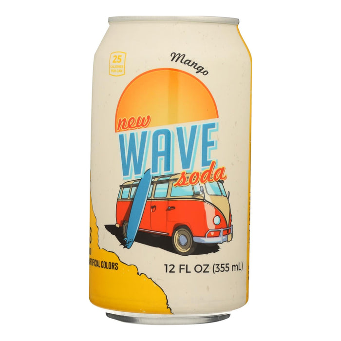 New Wave Mango Soda (Pack of 12 - 12 Fl oz.)