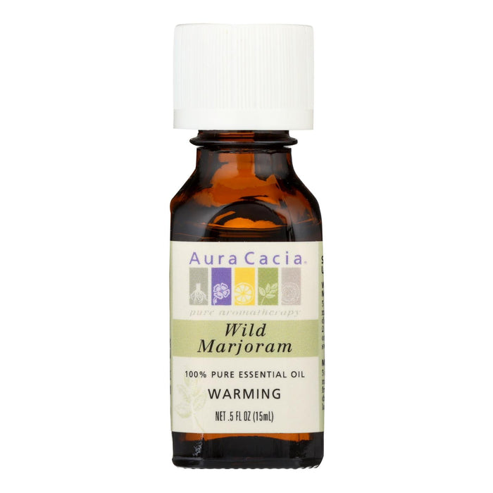Aura Cacia Wild Marjoram Pure Essential Oil (0.5 Fl Oz)