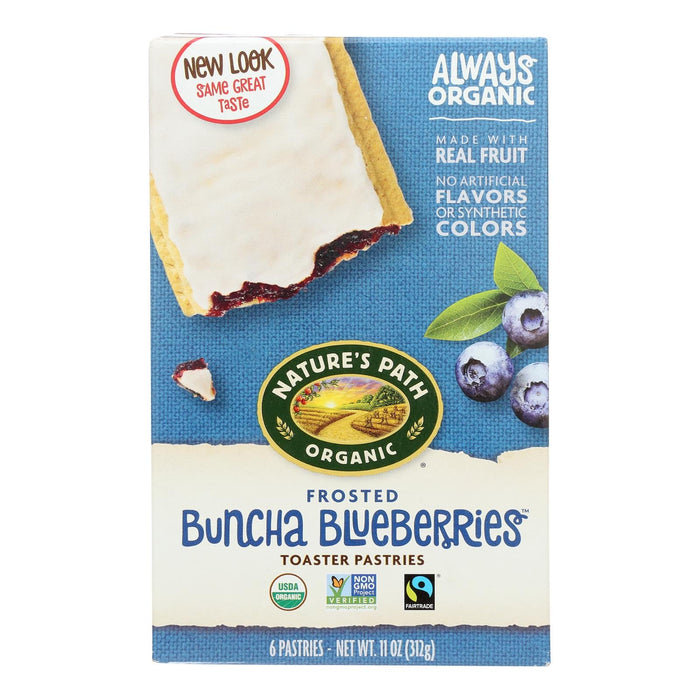 Nature's Path Organic Frosted Toaster Pastries - Blueberry Bliss (Pack of 12)