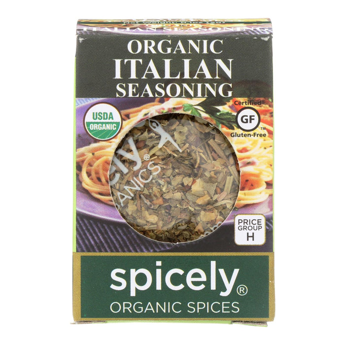 Spicely Organics Italian Seasoning | 6 Count 0.1 Oz. Packs