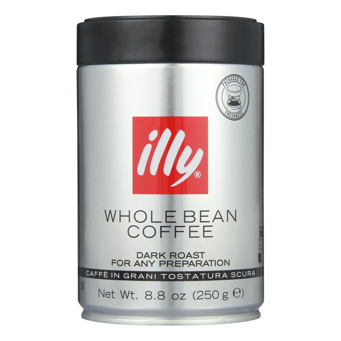 Illy Caffe Coffee - Whole Bean- Dark Roast (8.8 Oz, Pack of 6)