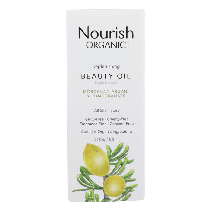 Nourish Organic Argan Oil - Multi-Purpose Replenishment, 3.4 Oz.