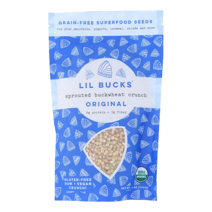 Lil Bucks Buckwheat Sprouted Original, 6 Ounce (Pack of 6)