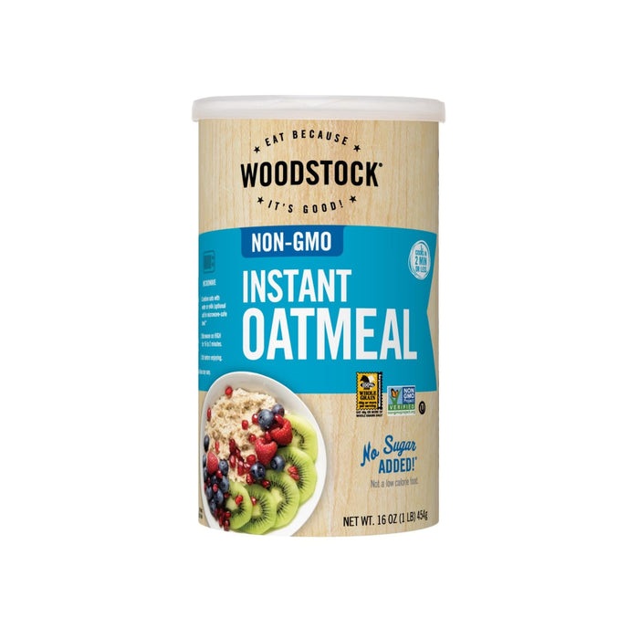 Woodstock Instant Oatmeal, Hearty & Wholesome (18.5 Oz., Pack of 12)