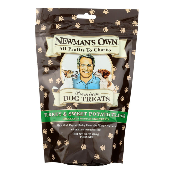 Newman's Own Organics Turkey and Sweet Potato Dog Treats (Pack of 6) - 10 Oz.