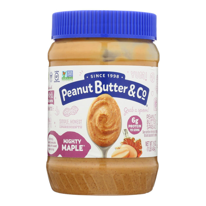 Peanut Butter & Co. Mighty Maple Peanut Butter (Pack of 6) - 16 Oz.