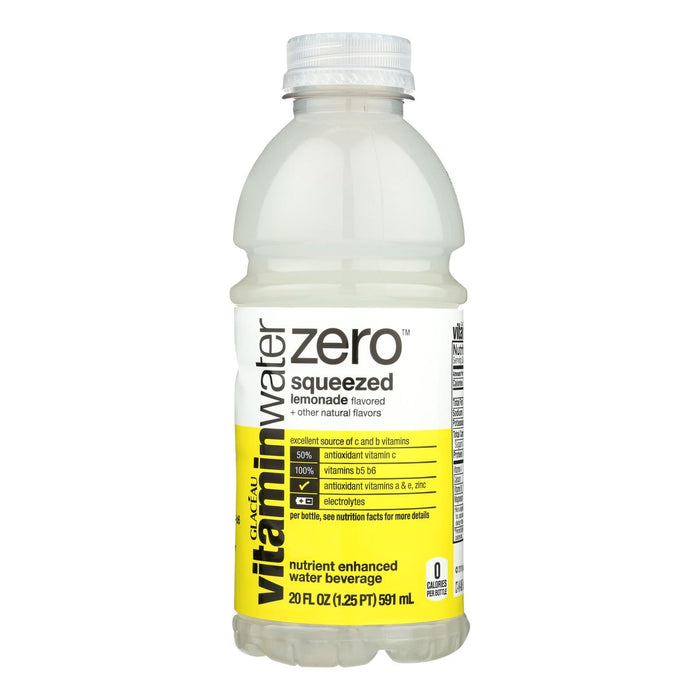 Glaceau Vitamin Water Zero Squeeze Lemonade, 12-Pack (20 fl. oz. each)