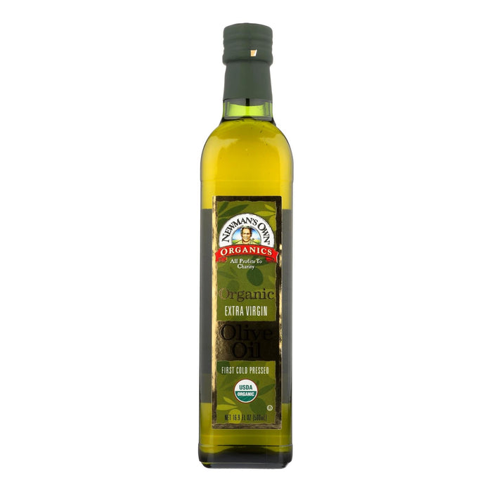Newman's Own Organics Extra Virgin Olive Oil, 6 Pack, 16.9 Fl Oz Each