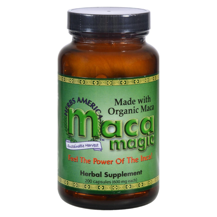 Maca Magic 200 Capsules, Organic