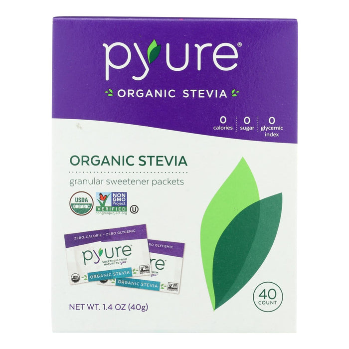 Pyure Organic Stevia Granular Sweetener, 6 x 1.41 Oz.