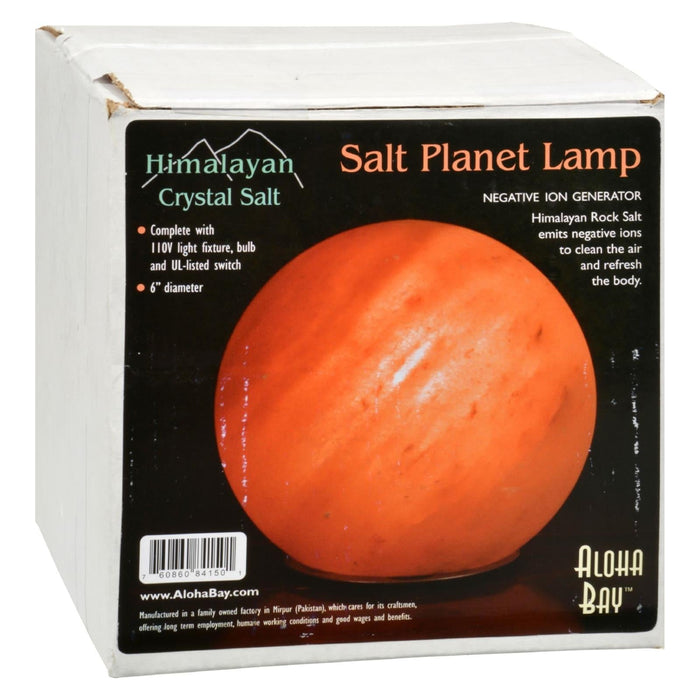 Himalayan Salt Crystal Light Planet Earth Globe Lamp
