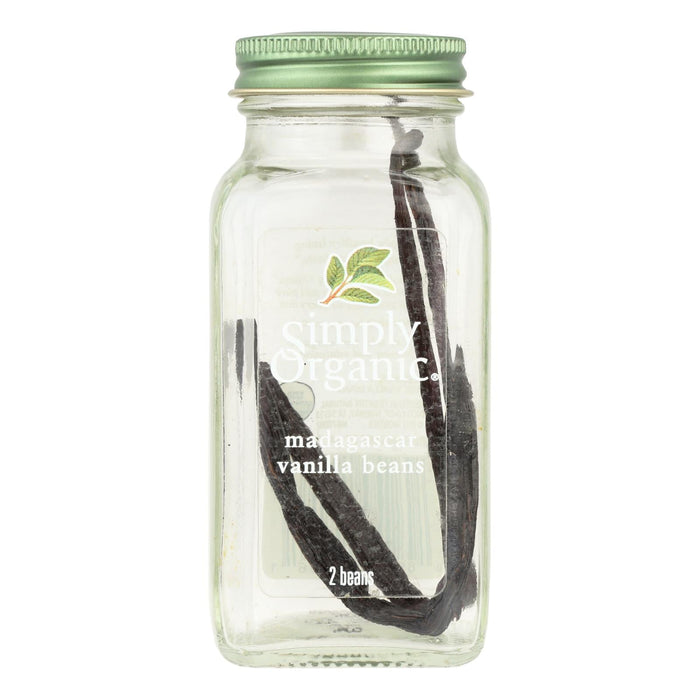 Simply Organic Madagascar Whole Vanilla Bean - 2 Ct