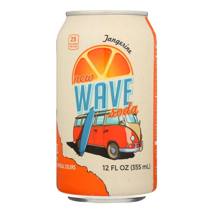 New Wave Tangerine Soda (Pack of 12 - 12 Fz)