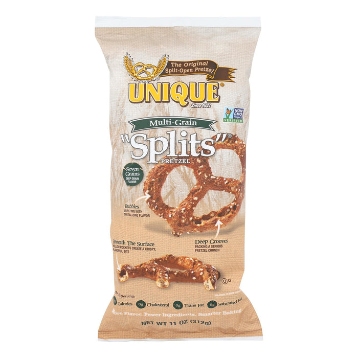 Unique Pretzels Splitz Multi-Grain (11oz, Pack of 12)