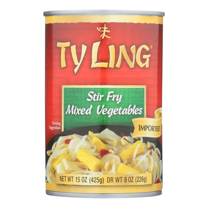 Ty Ling Mixed Chinese Vegetables (Pack of 12 - 15 Oz.)