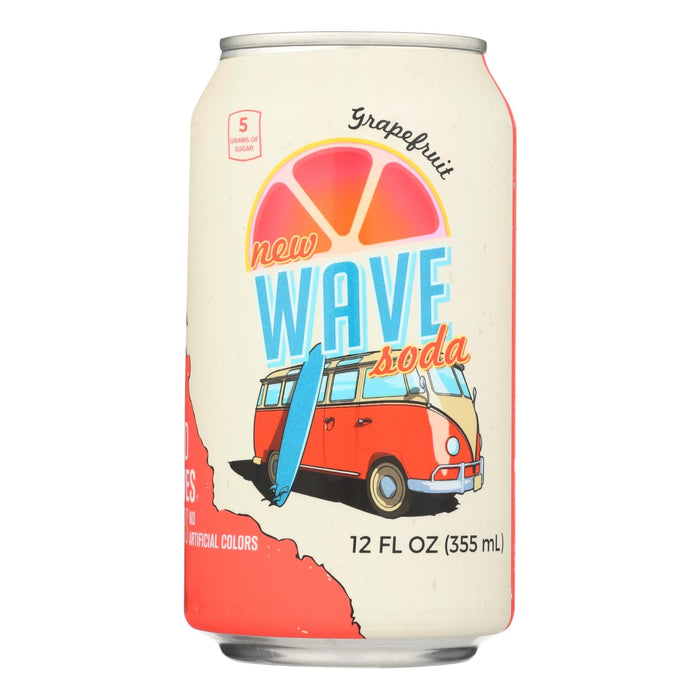 New Wave Grapefruit Soda (Pack of 12 - 12 Fz)