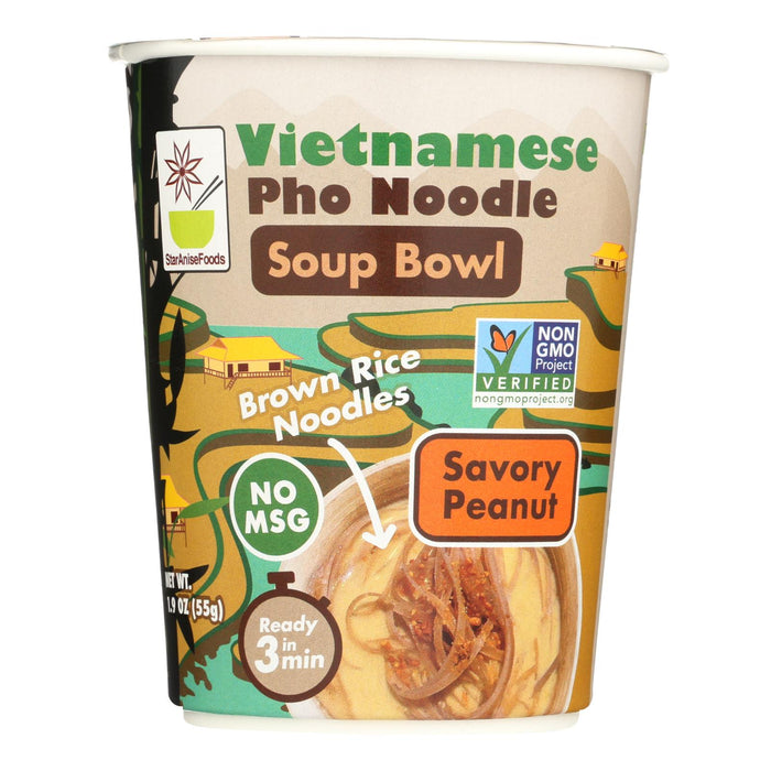 Star Anise Foods Authentic Vietnamese Pho Noodle Soup Bowls (Pack of 6 - 1.9 Oz.)