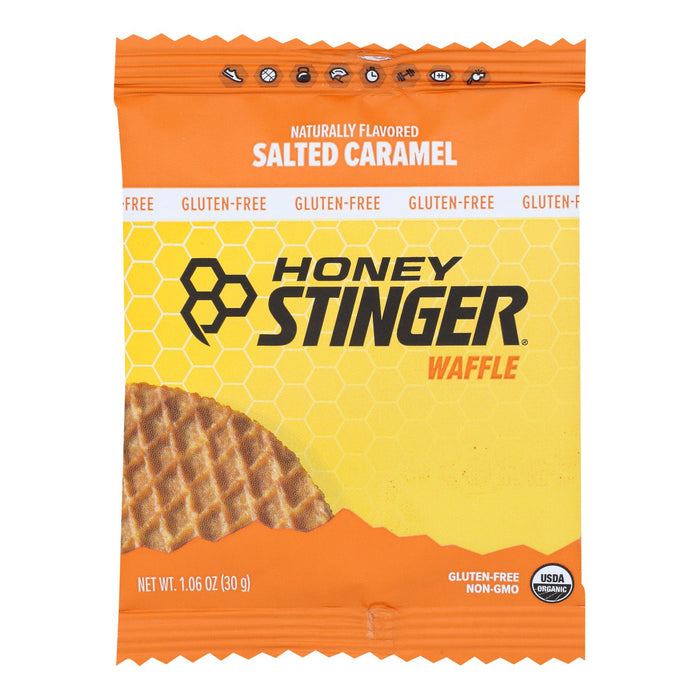 Honey Stinger Salted Caramel Gluten-Free Waffles (12 Pack, 1.06 Oz. Each)