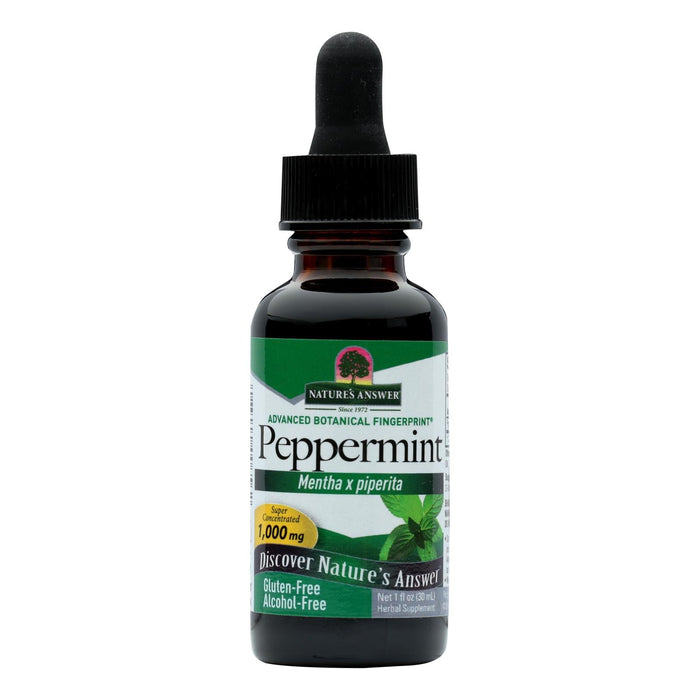 Nature's Answer Peppermint Leaf Extract, Alcohol Free, 1 Fl Oz