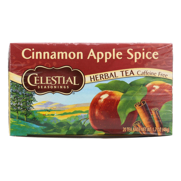 Celestial Seasonings Caffeine-Free Cinnamon Apple Spice Herbal Tea, 20 Tea Bags (Pack of 6)