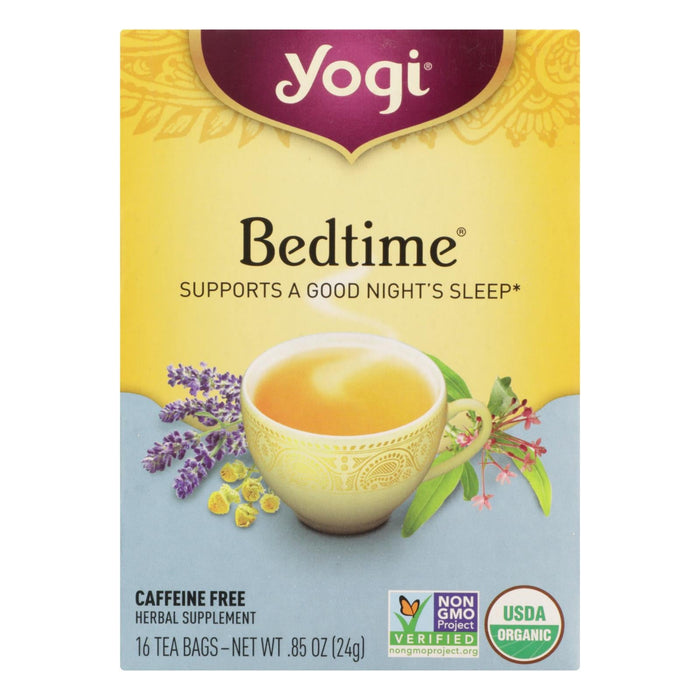 Yogi Caffeine-Free Chamomile Herbal Tea Bags (6 Pack of 16)