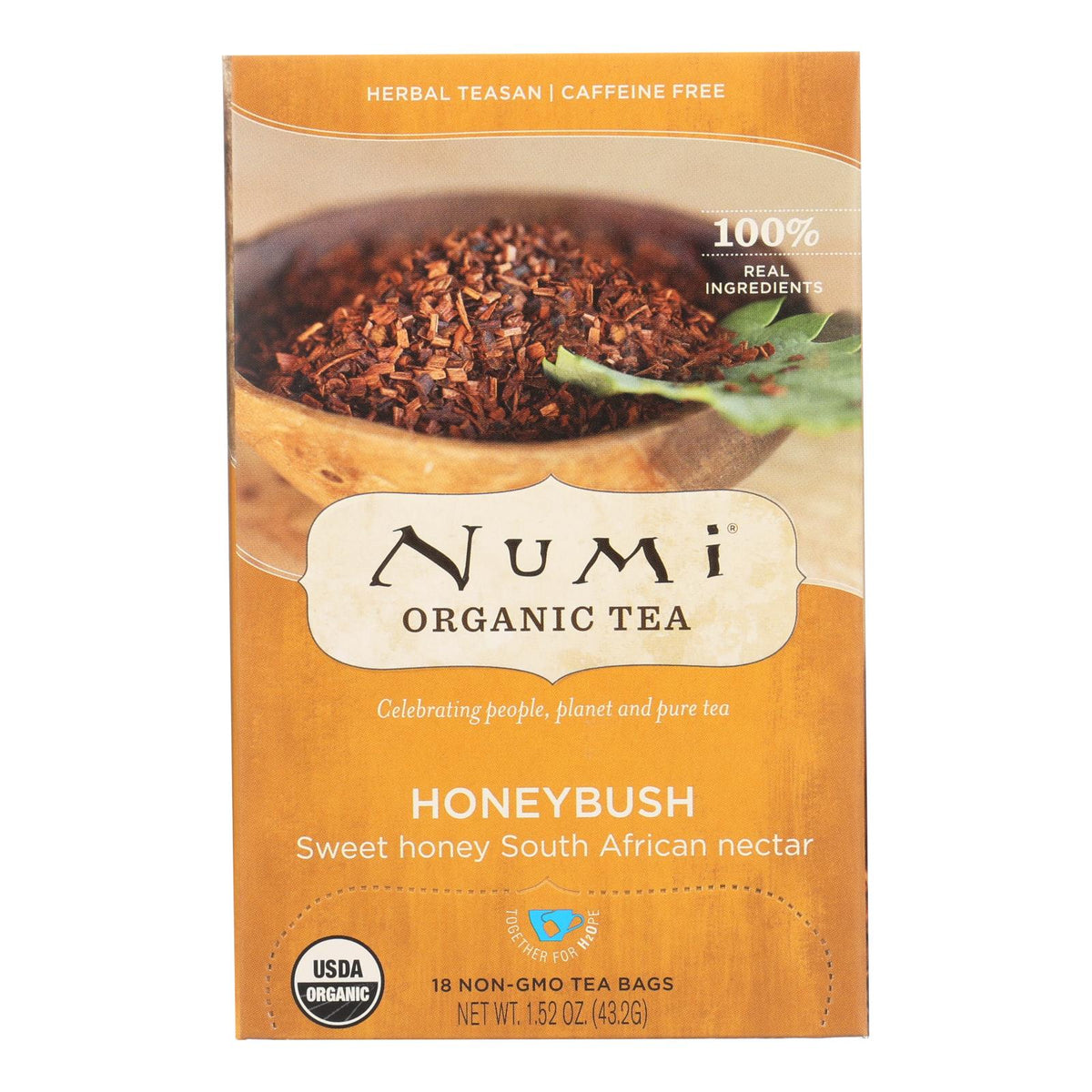 Numi Honeybush Bushman's Brew Tea Bags (18-Pack) — Specialty Food Source