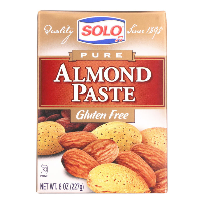 Solo Almond Paste - 12 Pack, 8 Oz Each