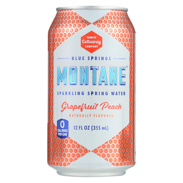 Montane Water Spark Grapefruit Peach Variety Pack (Pack of 3 - 8/12 Fl Oz)