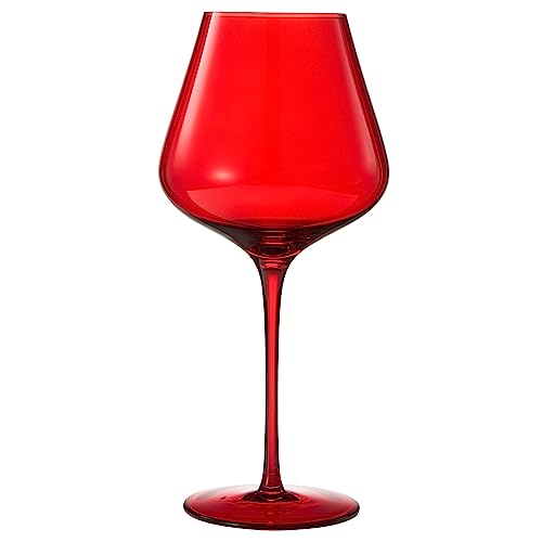 Colored Crystal Wine Glass Set of 6