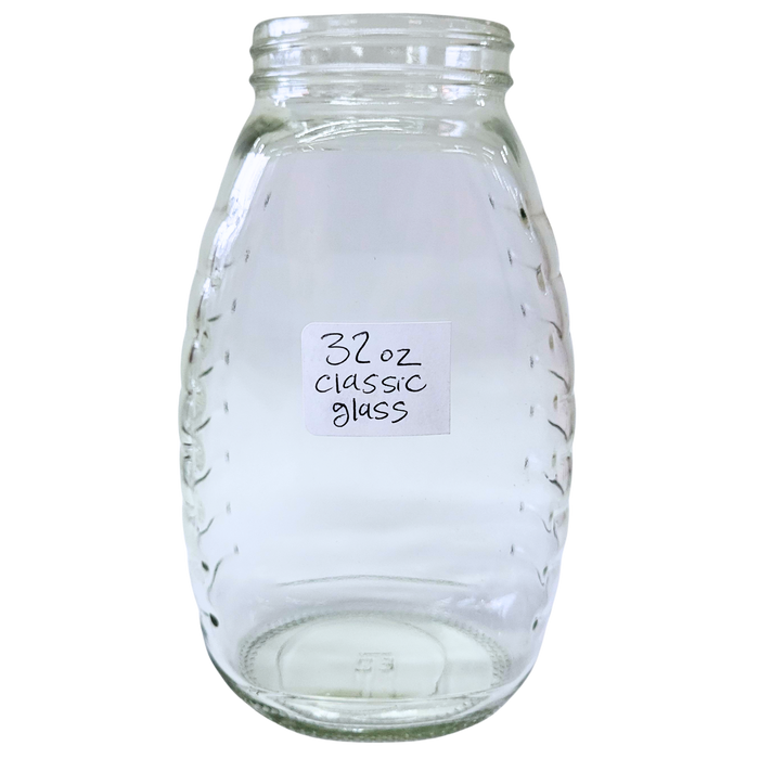 32 oz Glass Classic Honey Jars