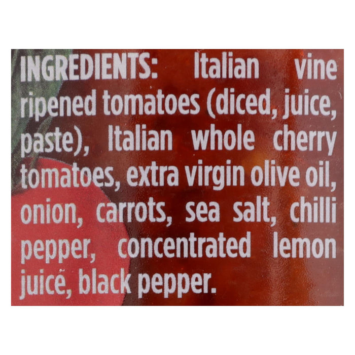 Sacla Arrabbiata Pasta Sauce | Spicy Tomato & Chili | Italian | Case of 6 x 24 Oz Jars | GMO Free