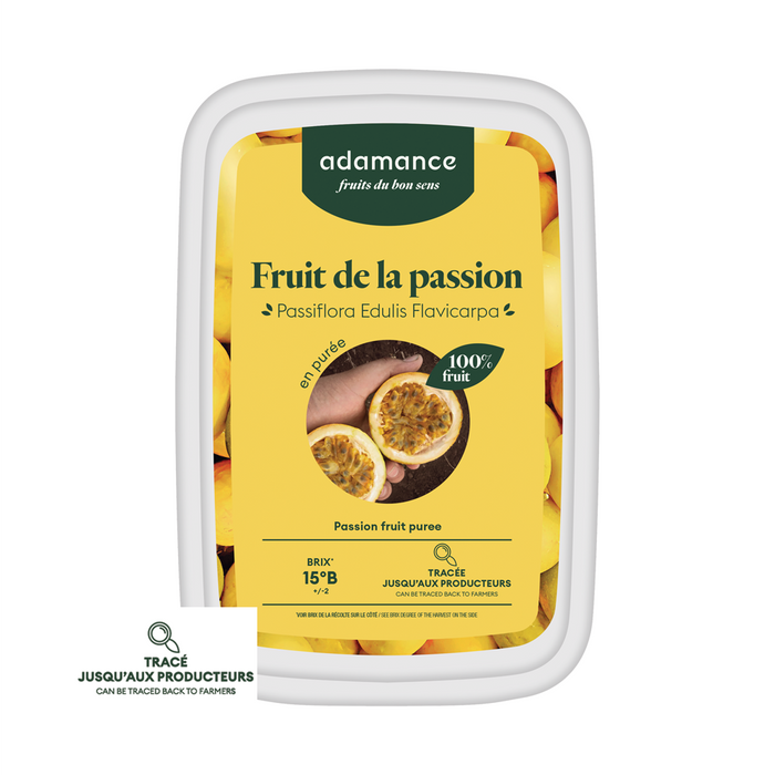Passion Fruit Puree - Intense Tropical Flavor, 2.2 lb