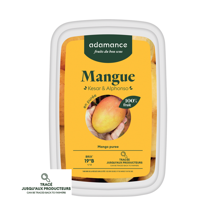 Mango Puree - Fresh Tropical Essence, 2.2 lb