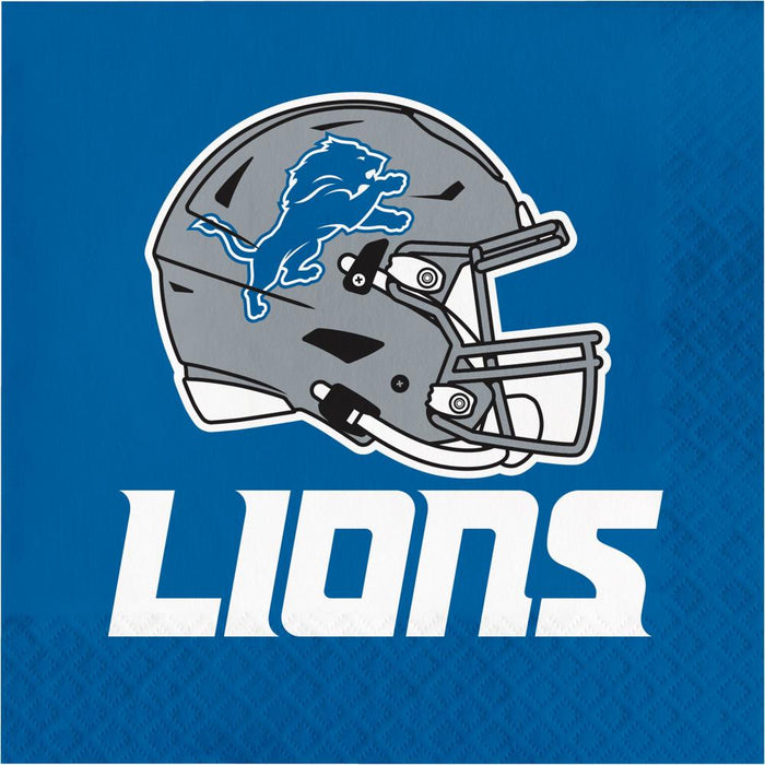 Bulk Detroit Lions Luncheon Napkins (192 per Case)