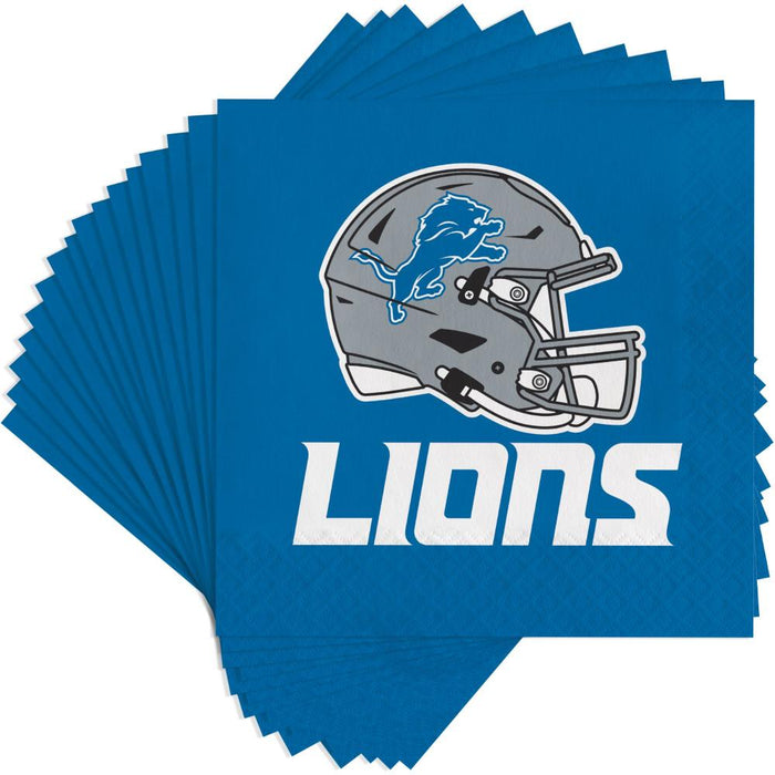 Bulk Detroit Lions Luncheon Napkins (192 per Case)