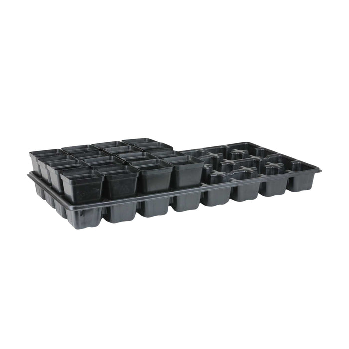 32-Cell Reusable Plant Starter Trays with Inserts