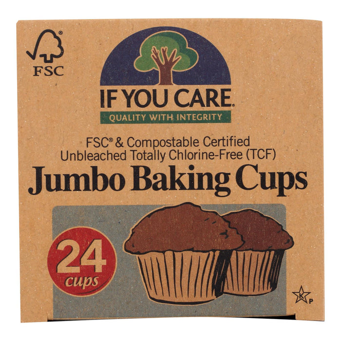 If You Care Unbleached Jumbo Baking Cups (24 Count)