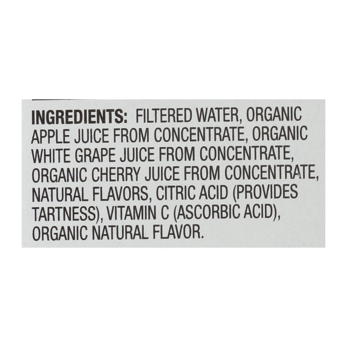 Honest Kids Organic Juice Drink, Cherry Go Round, Case of 4 Boxes, 32 Pouches, 6.75 Fl Oz Each
