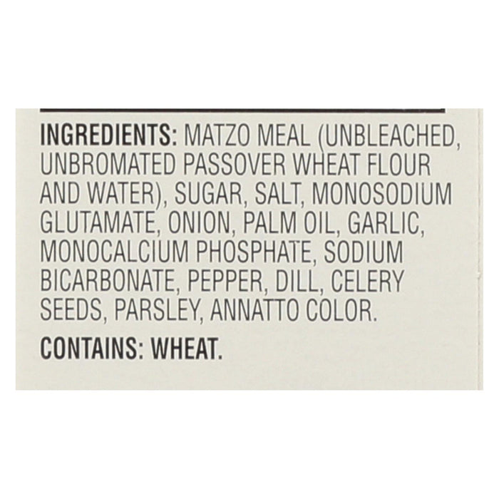 Manischewitz Low Sodium Matzo Ball and Soup Mix, Kosher, Case of 12 (4.5 Oz Each)